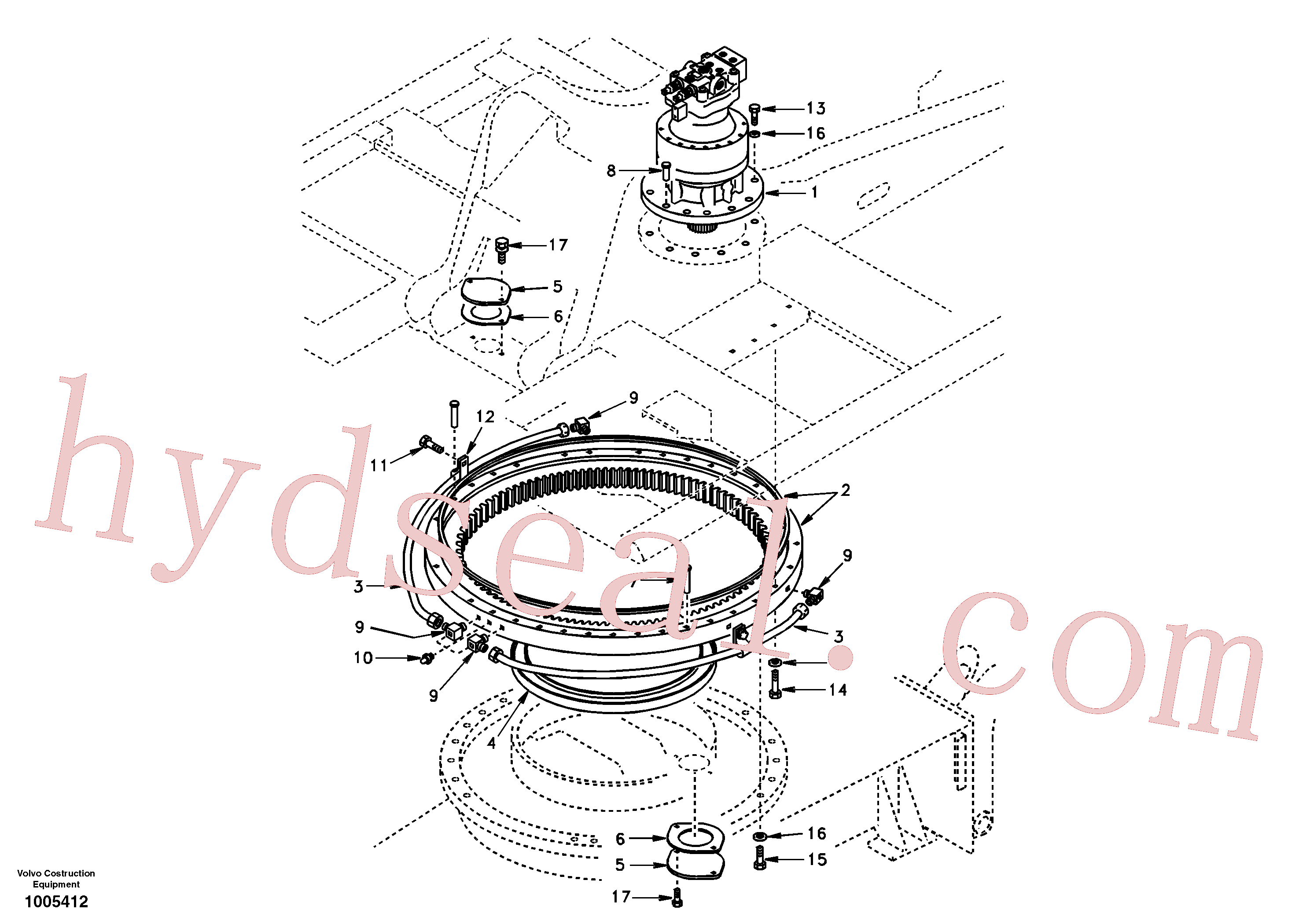 SA8059-00060 for Volvo Swing system(1005412 assembly)