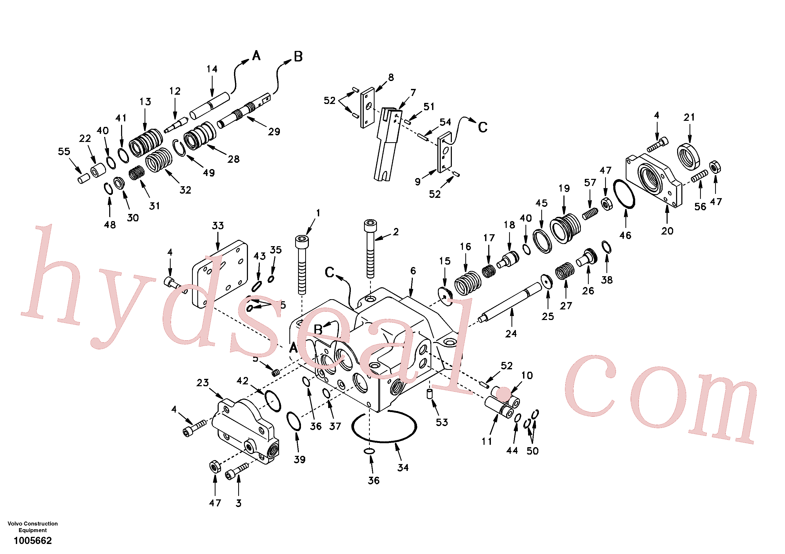 VOE14500011 for Volvo Regulator, hydraulic pump(1005662 assembly)