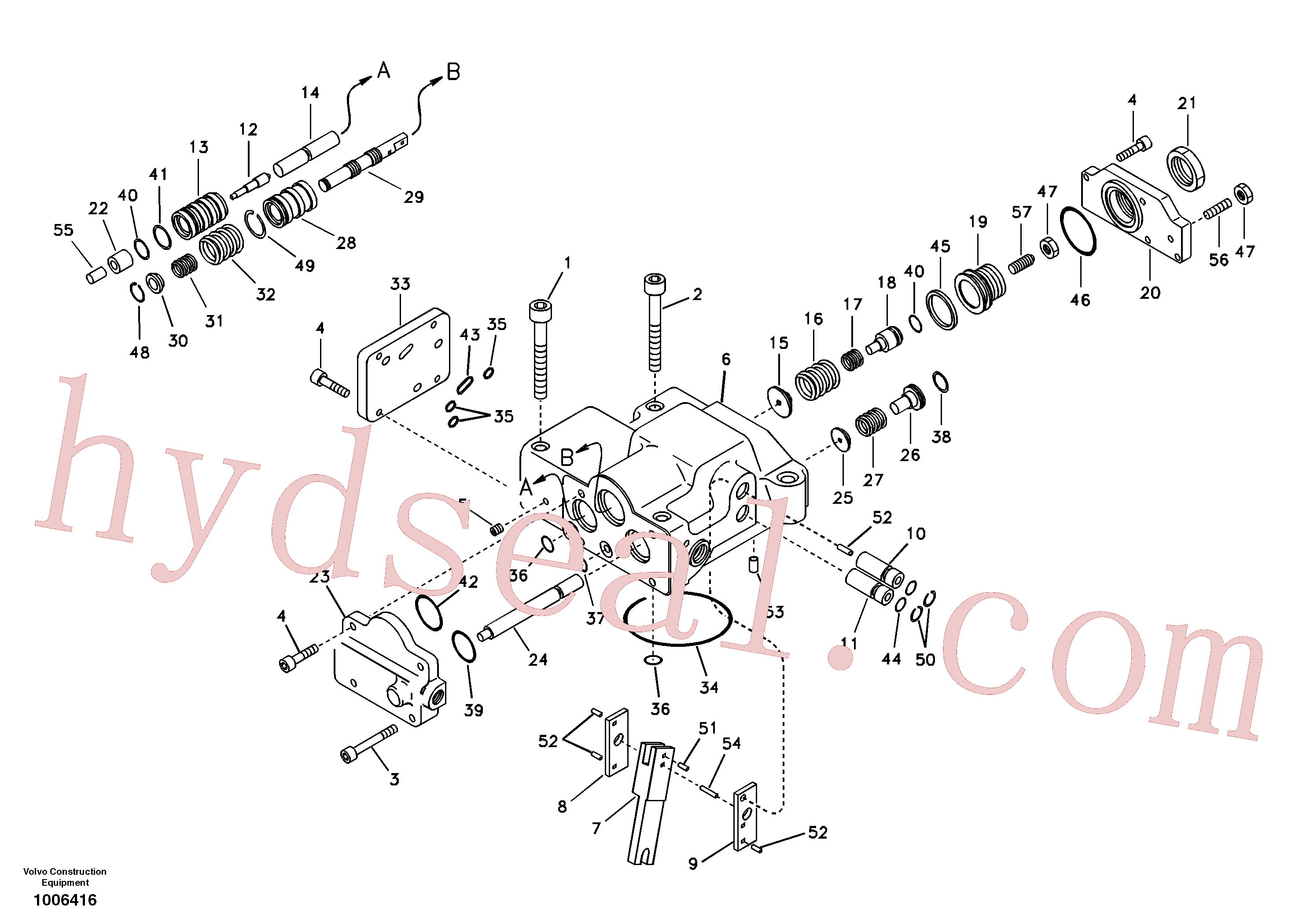 VOE14500011 for Volvo Regulator, hydraulic pump(1006416 assembly)