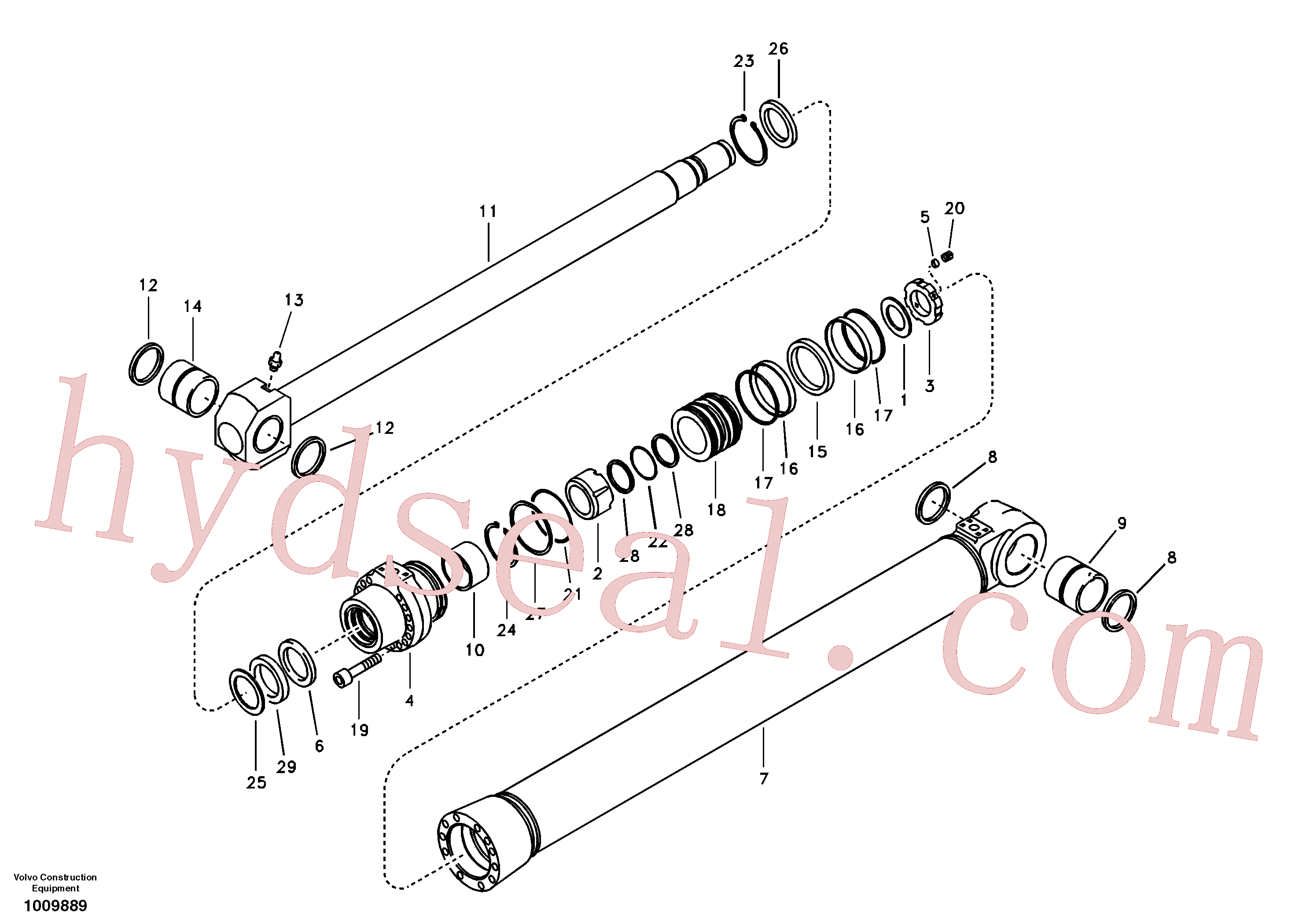 VOE14508904 for Volvo Bucket cylinder(1009889 assembly)