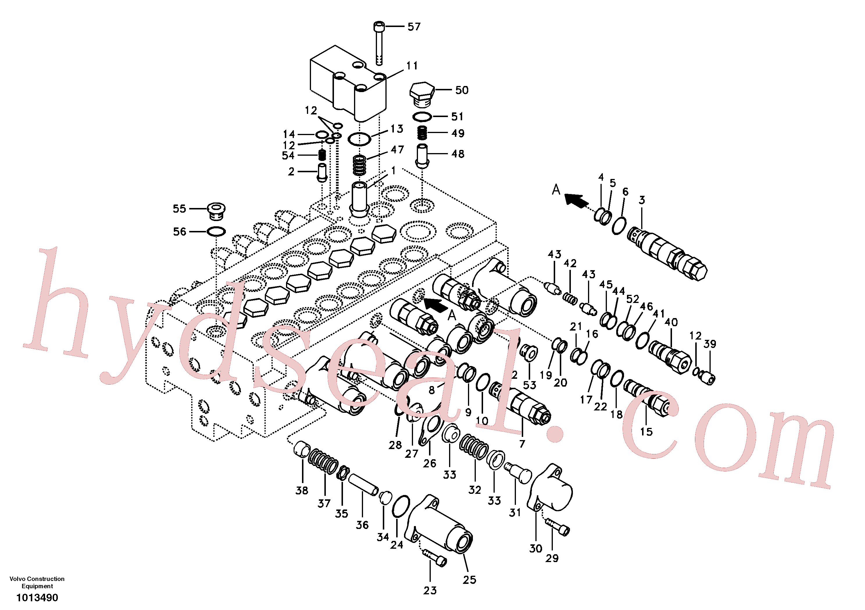 VOE14526986 for Volvo Main control valve(1013490 assembly)