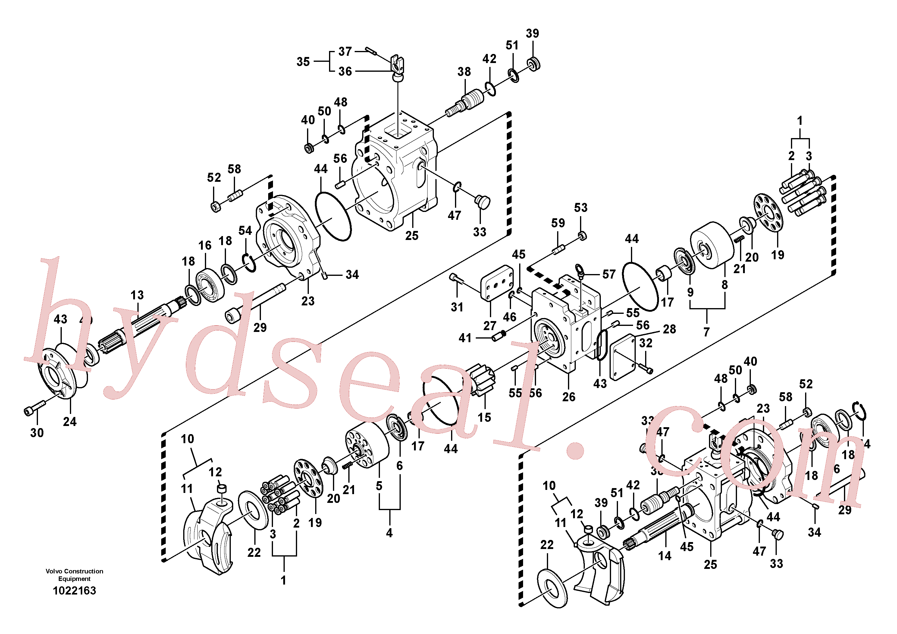 SA8230-25620 for Volvo Hydraulic pump(1022163 assembly)