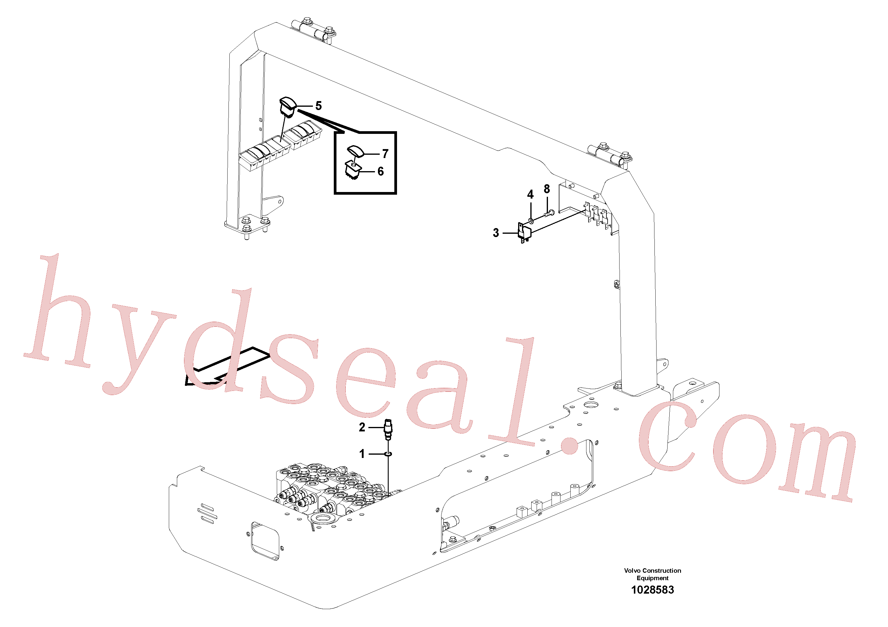 VOE14519234 for Volvo Speed control(1028583 assembly)