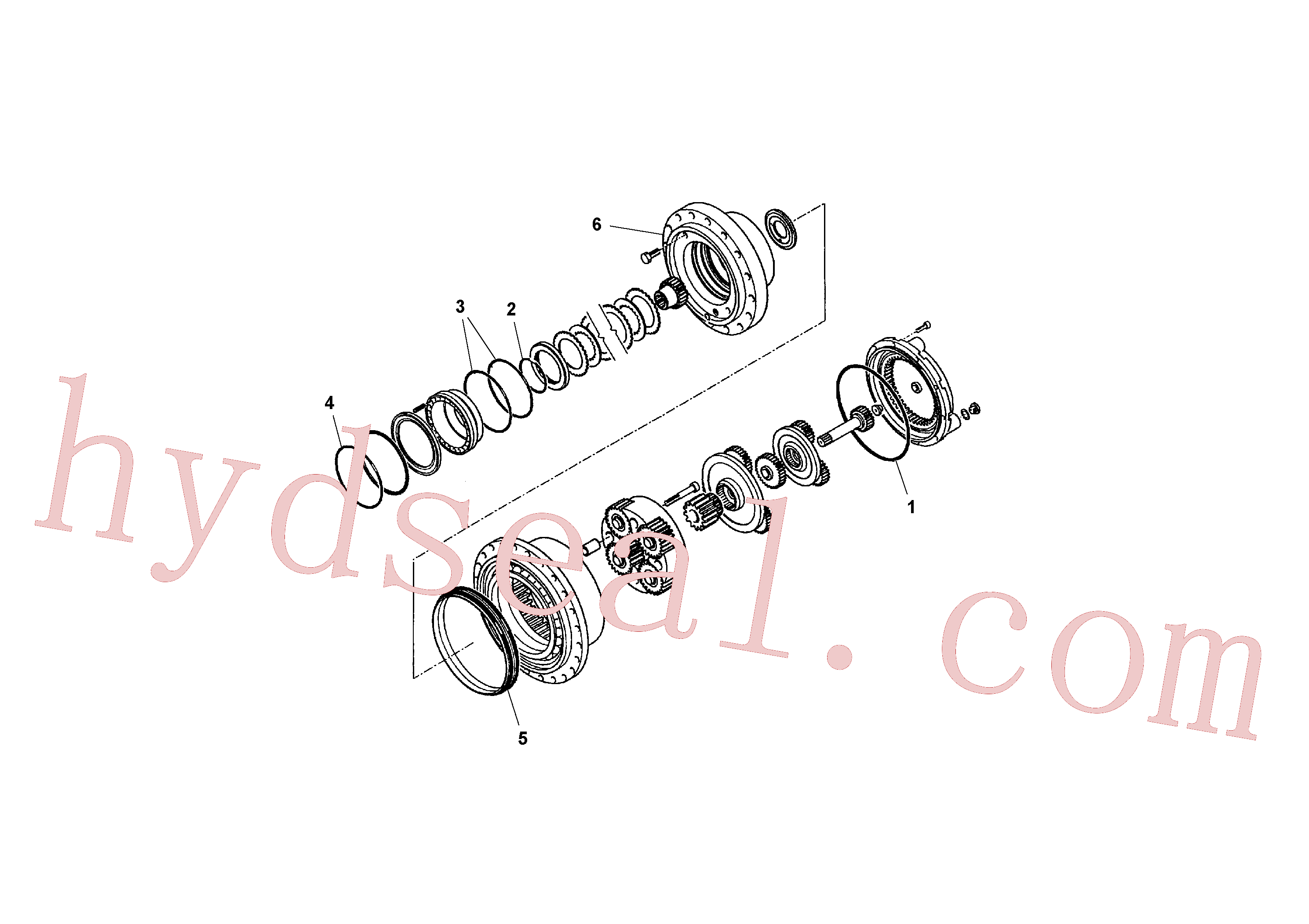 RM20342507 for Volvo Traction Drive Planetary Assembly(1041320 assembly)