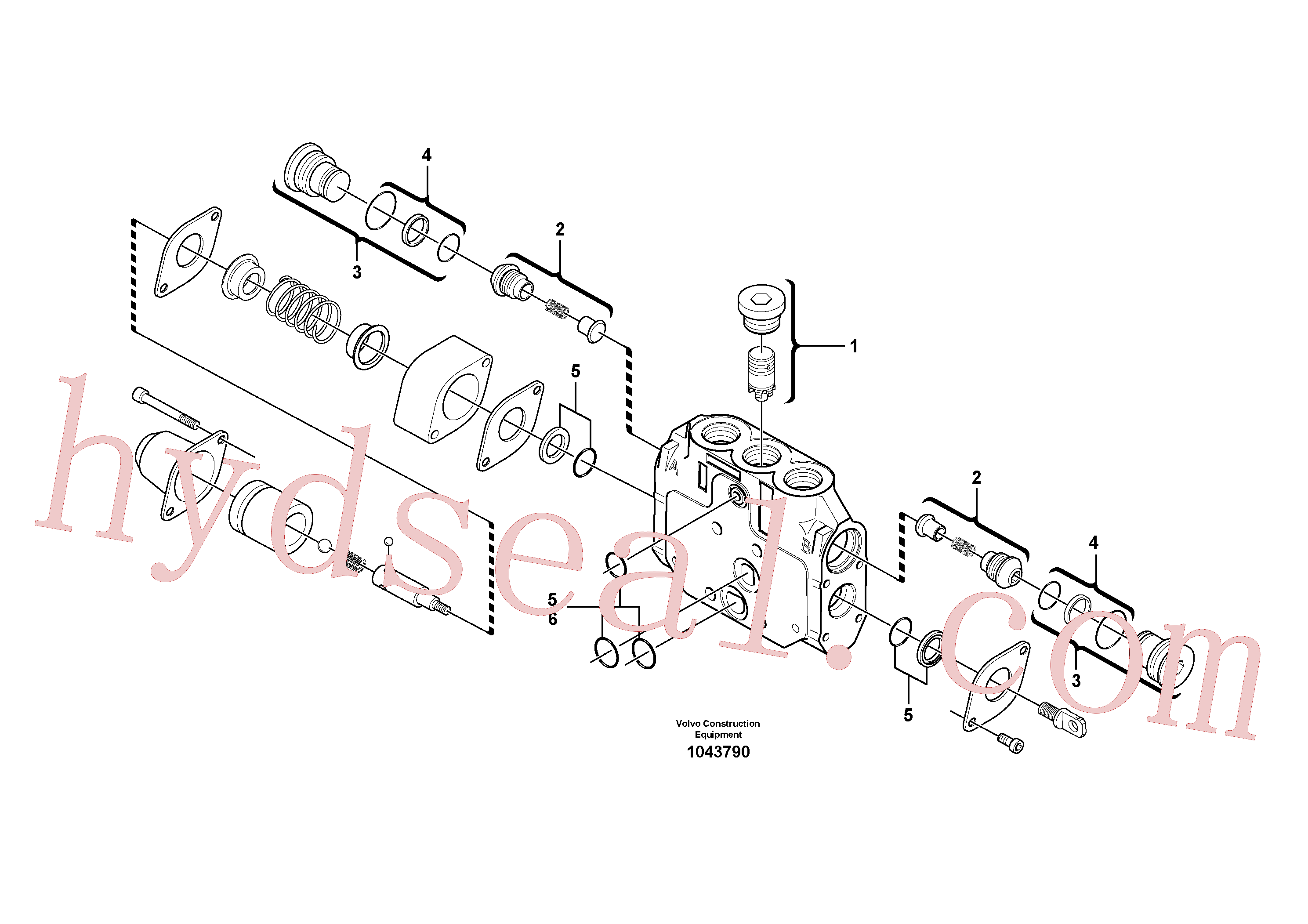 PJ7410457 for Volvo Valve section(1043790 assembly)