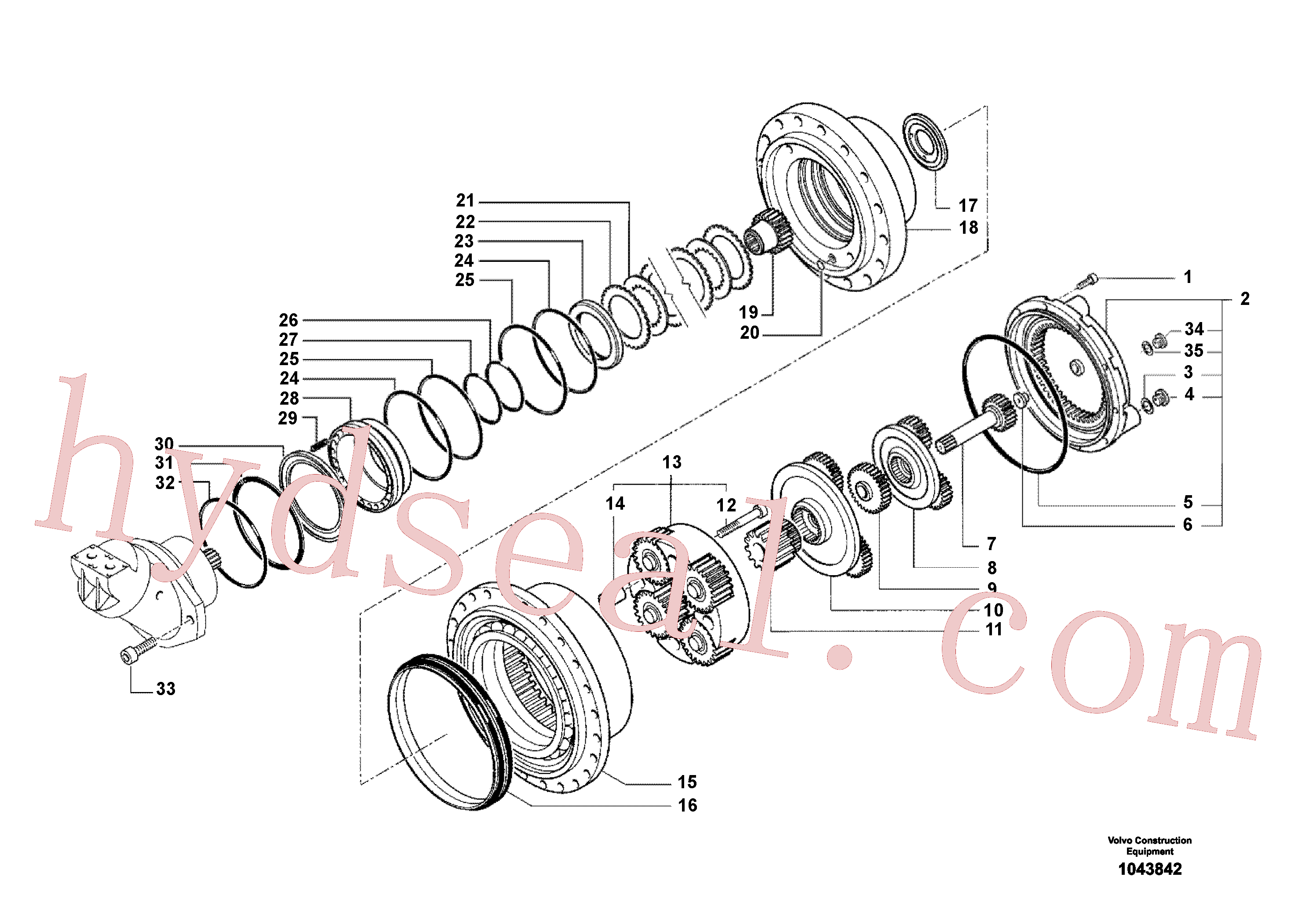RM20342507 for Volvo Gearbox, Transmital Gearbox(1043842 assembly)