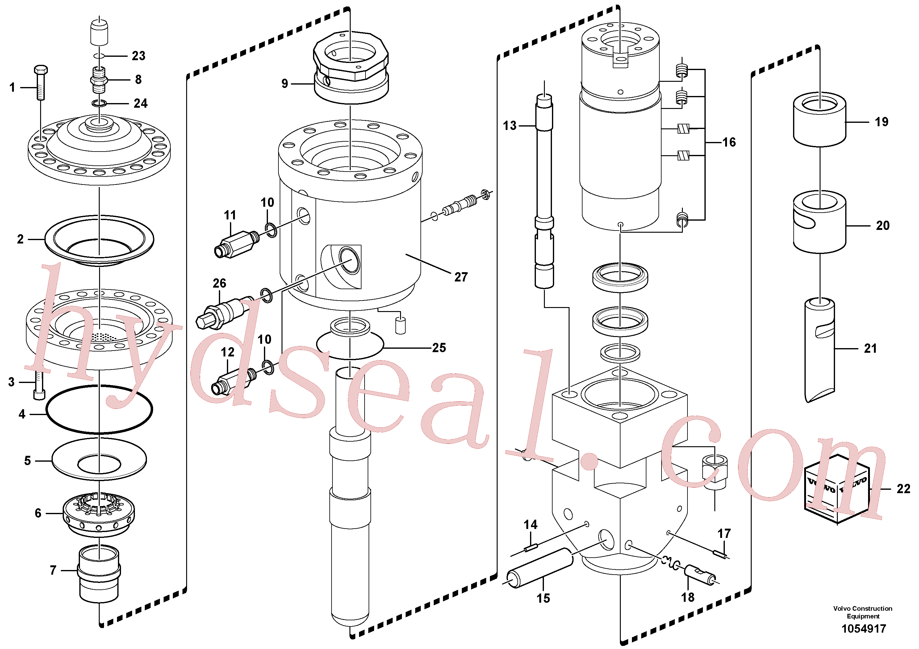 VOE15081945 for Volvo Hammer(1054917 assembly)
