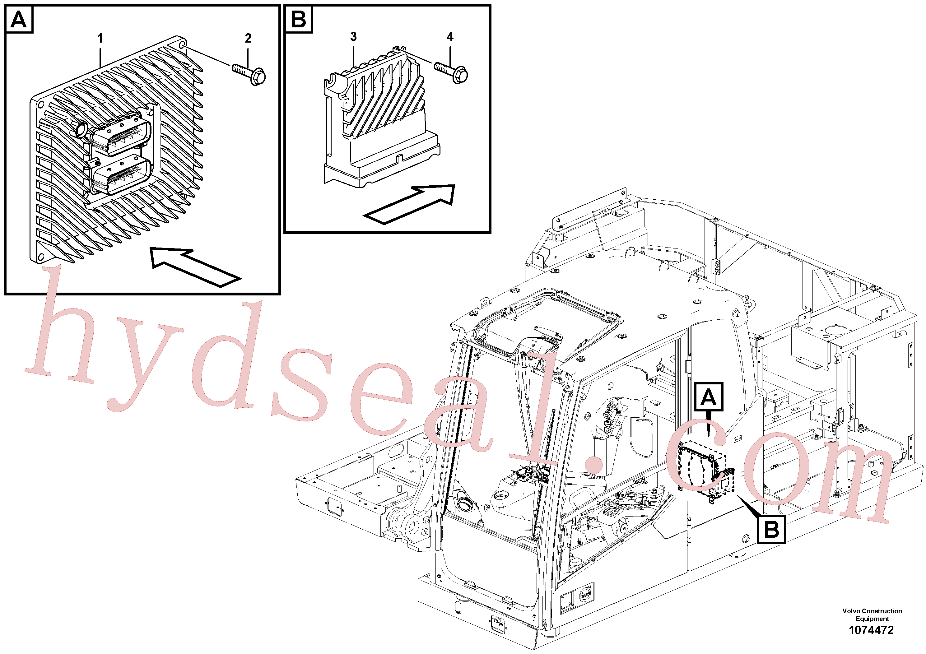 VOE60113068 for Volvo Electronic unit(1074472 assembly)