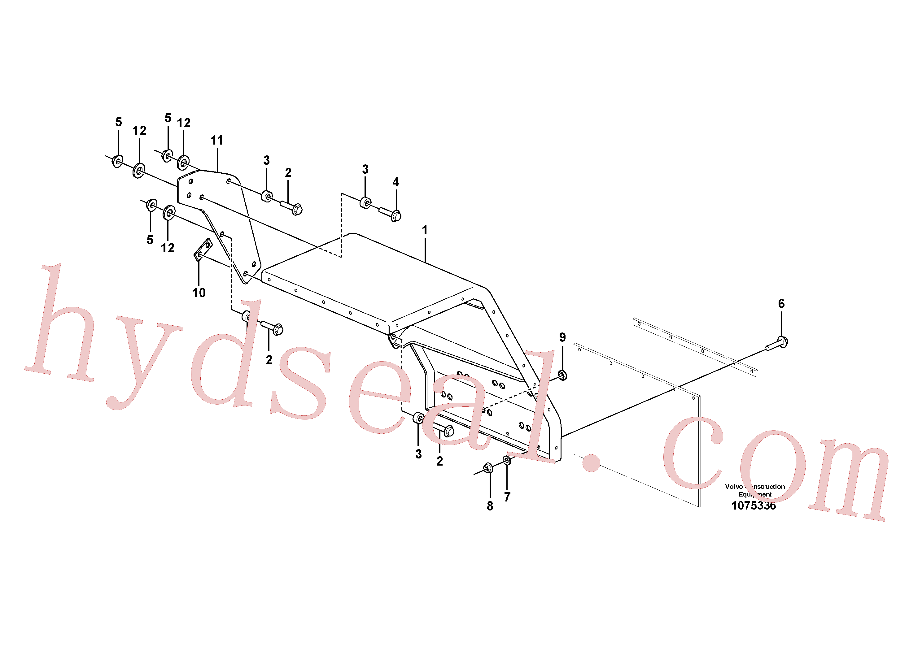 VOE60113110 for Volvo Fender, front(1075336 assembly)