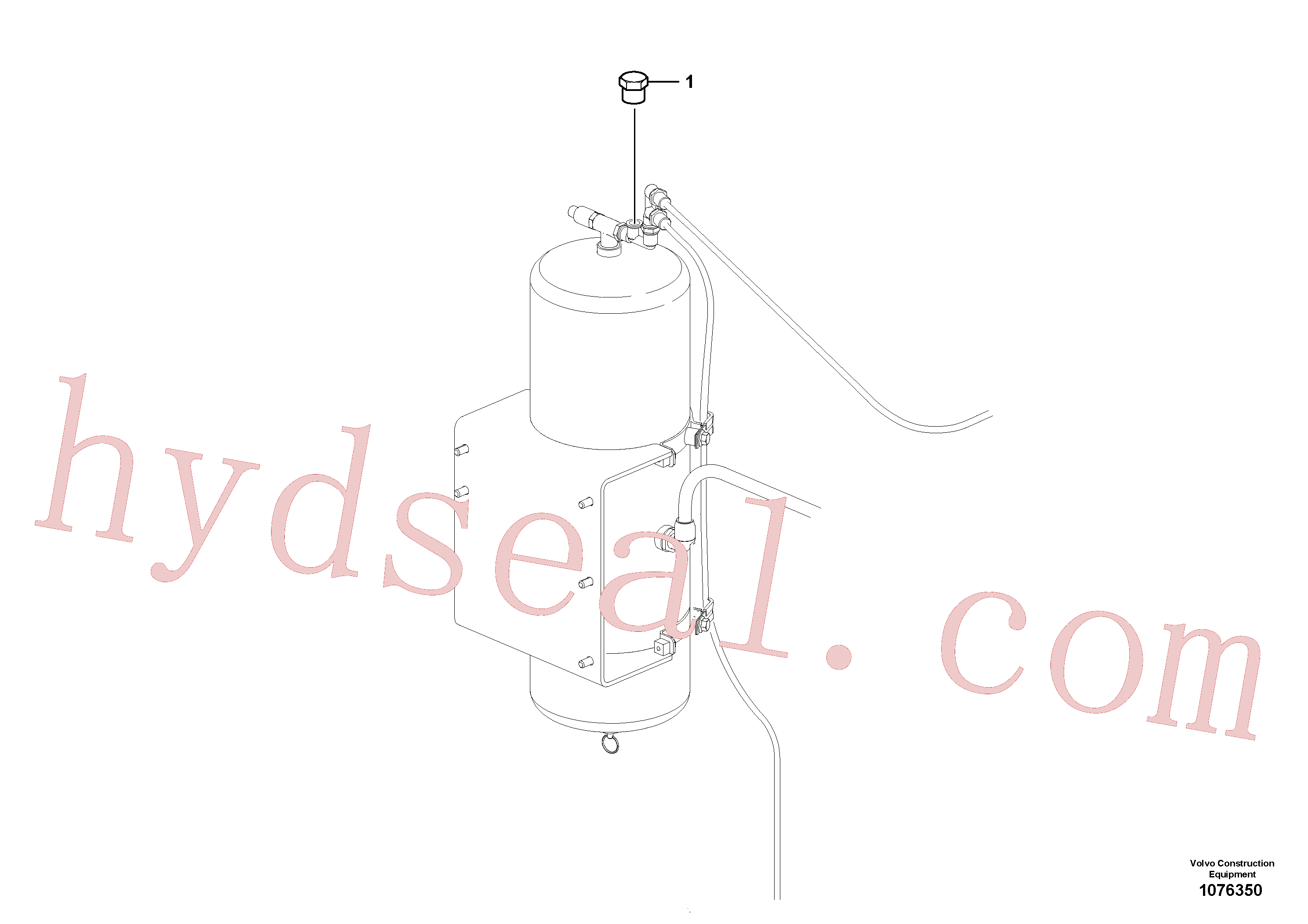 VOE982628 for Volvo Air compressor(1076350 assembly)