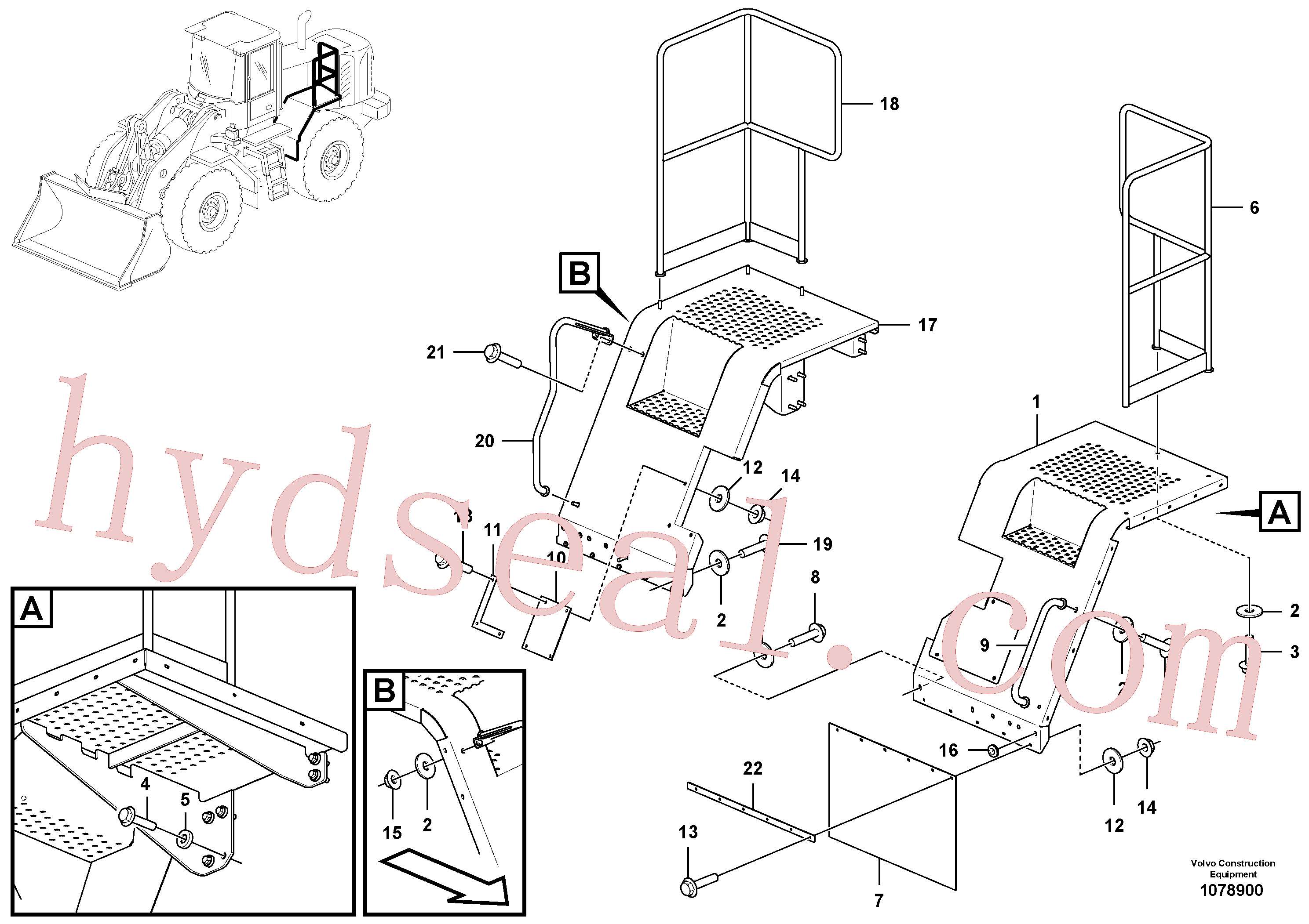 VOE60113110 for Volvo Fender, rear(1078900 assembly)