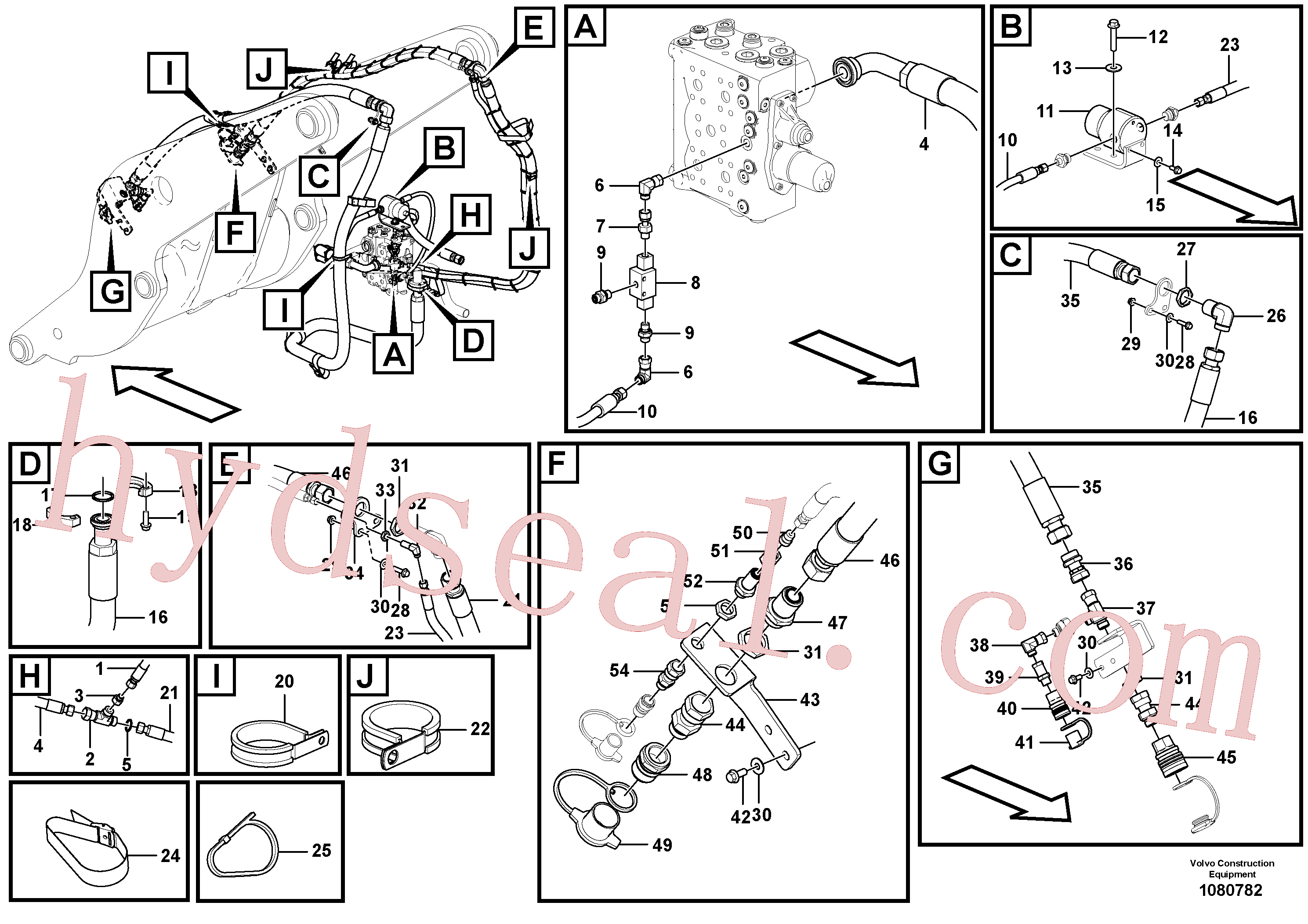 VOE936646 for Volvo Hydraulic system, Hd-ls(1080782 assembly)