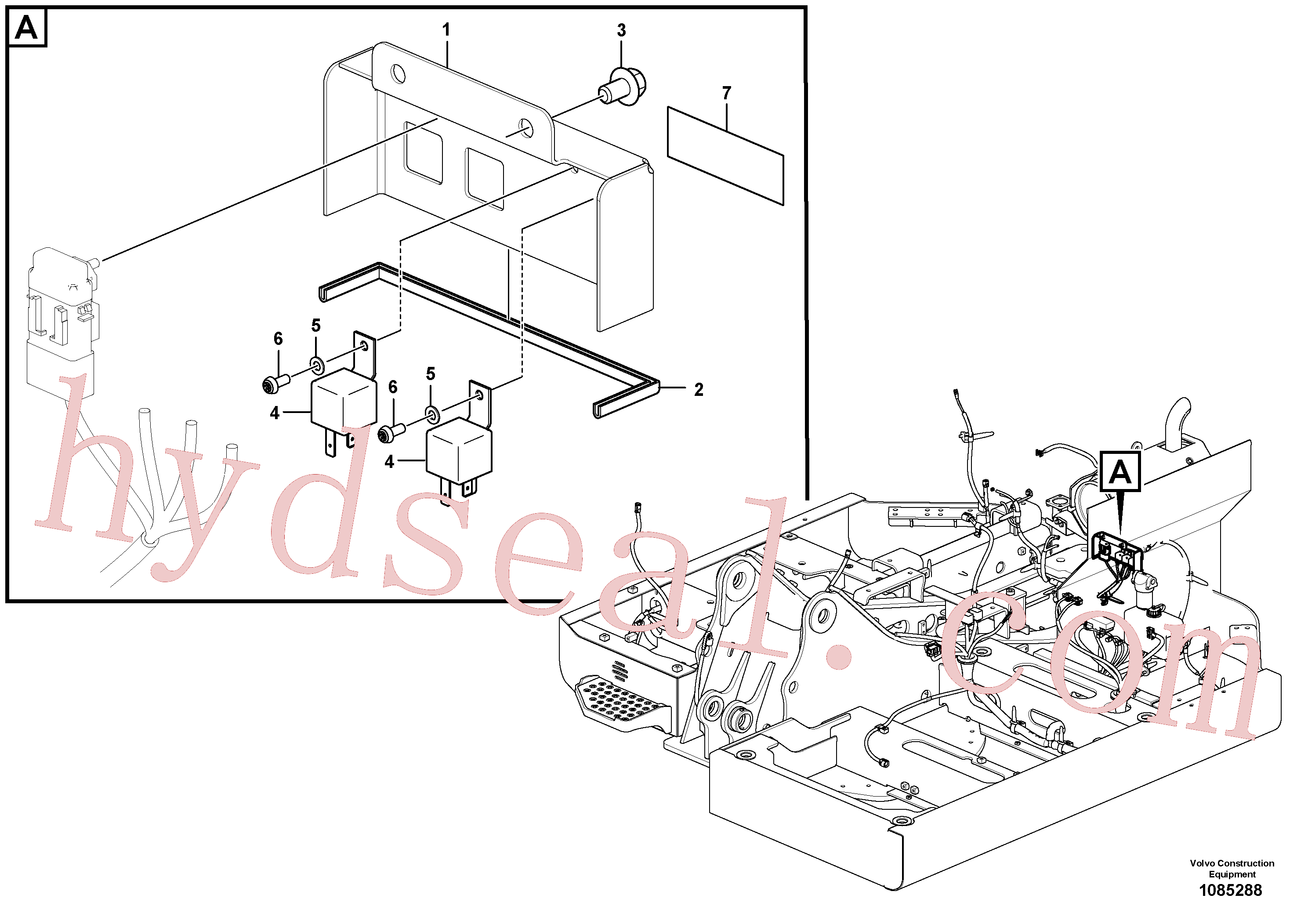 VOE14519234 for Volvo Electrical relay(1085288 assembly)