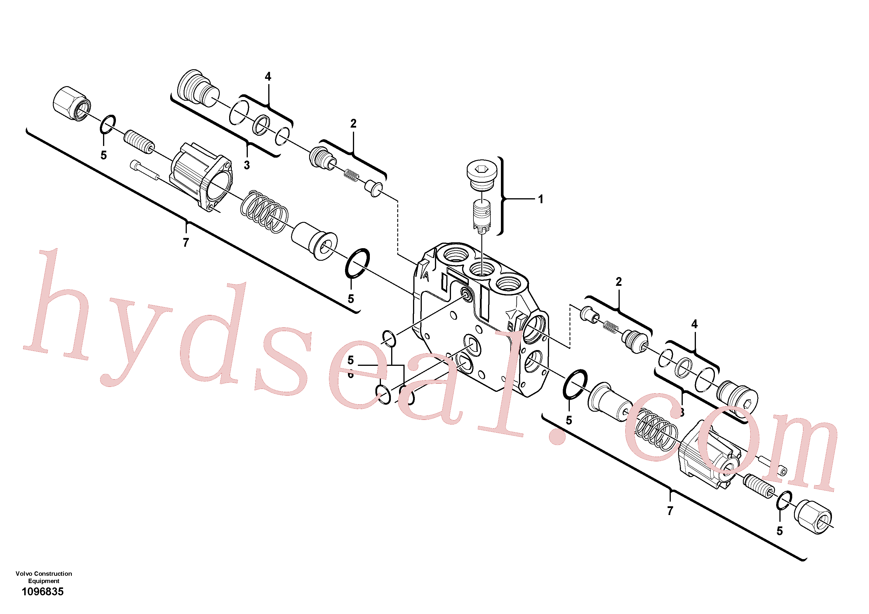 PJ7410457 for Volvo Valve section(1096835 assembly)