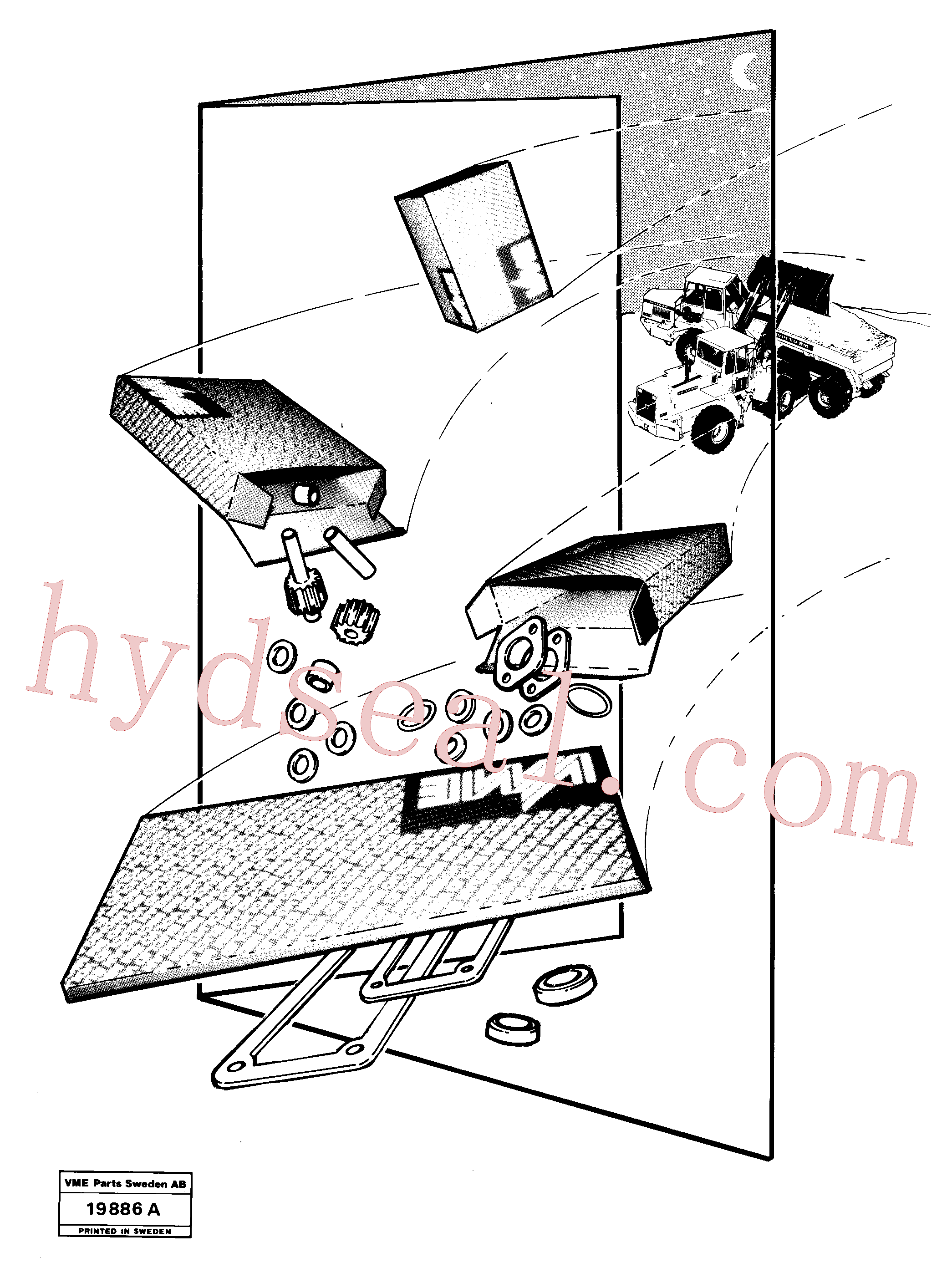 VOE967344 for Volvo Repair kits, Repair kits for engine, Repair kit for transmission(19886A assembly)