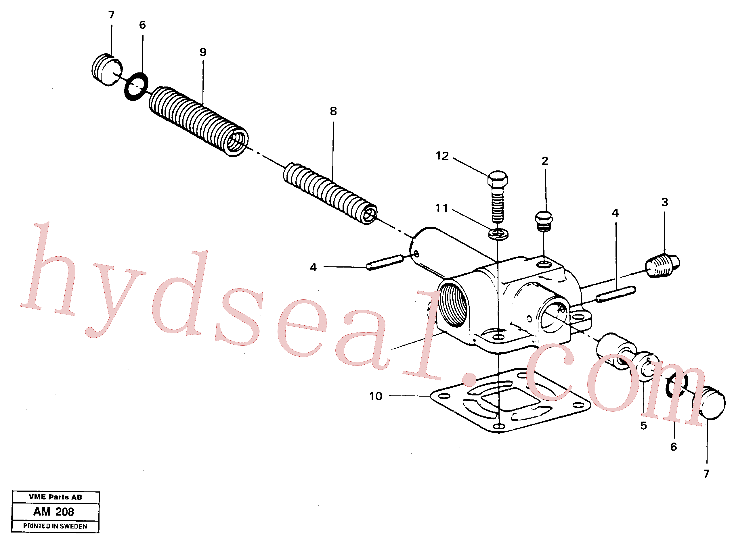VOE947814 for Volvo Pressure limiting valve(AM208 assembly)