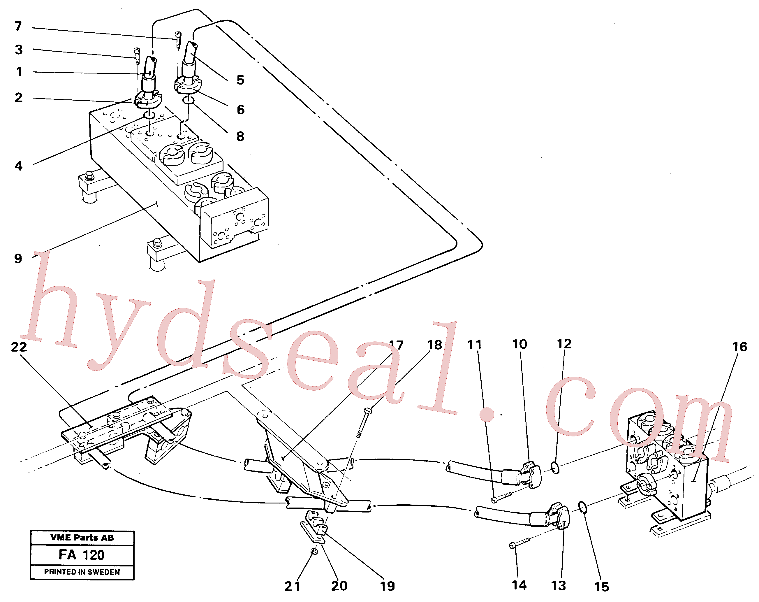 VOE14049936 for Volvo Hydraulic system Bucket(FA120 assembly)