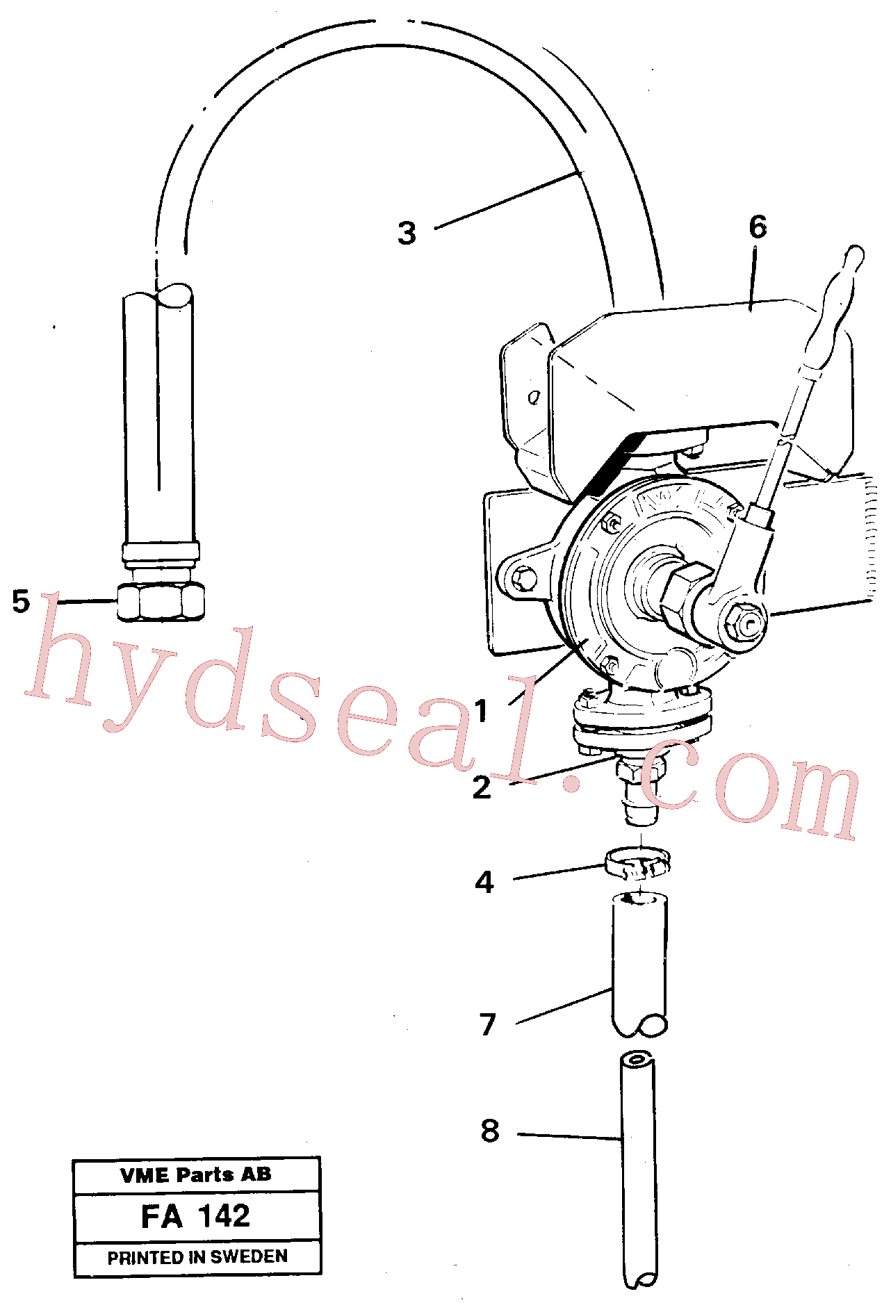 VOE14043541 for Volvo Hand pump(FA142 assembly)