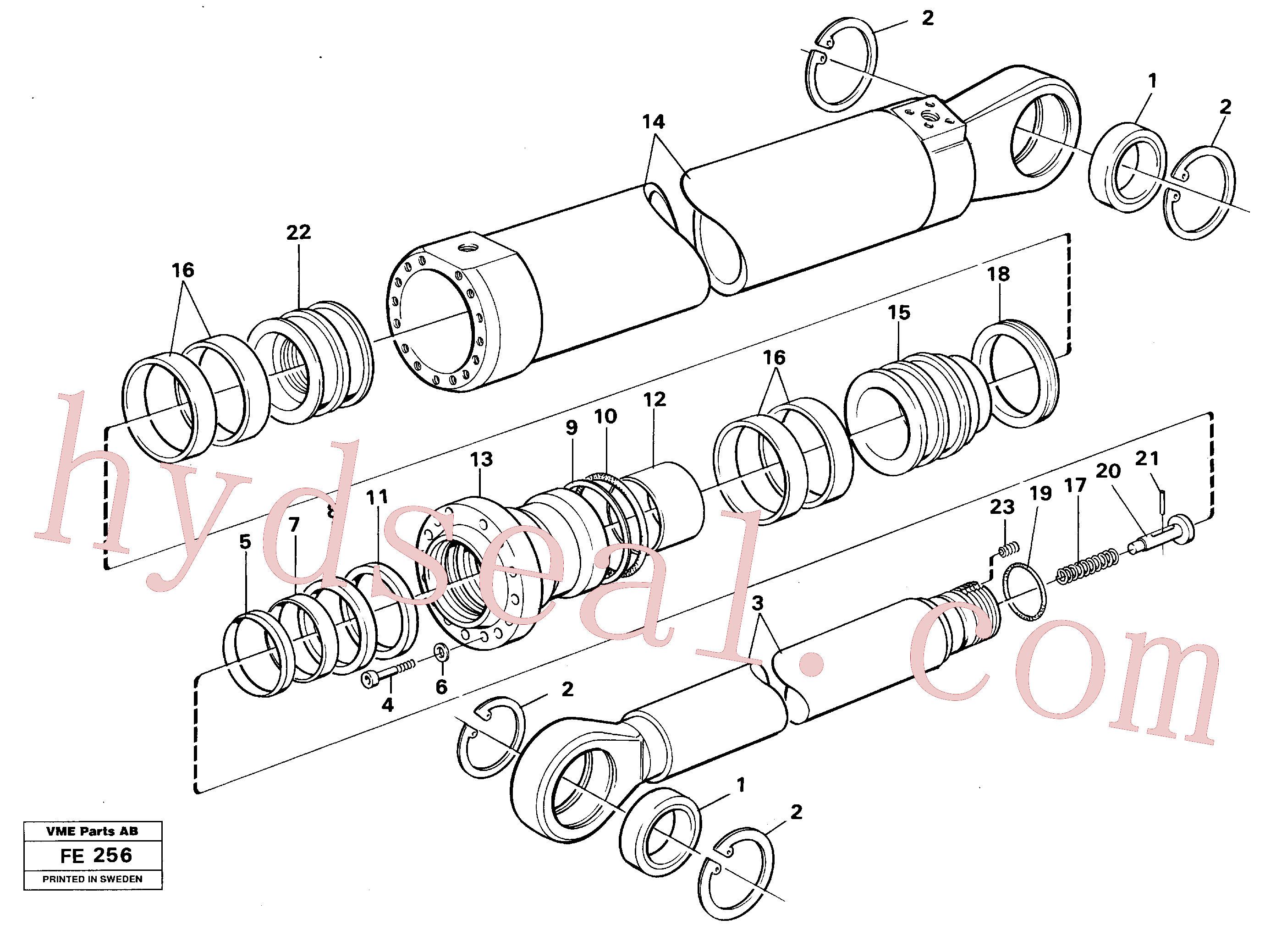 China Made VOE14260400 Hydraulic cylinder parts for Volvo Excavator