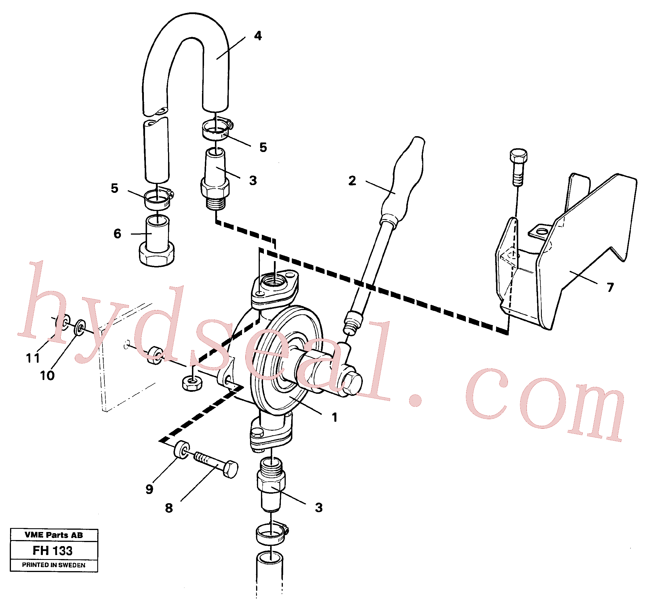 VOE14043541 for Volvo Hand pump(FH133 assembly)