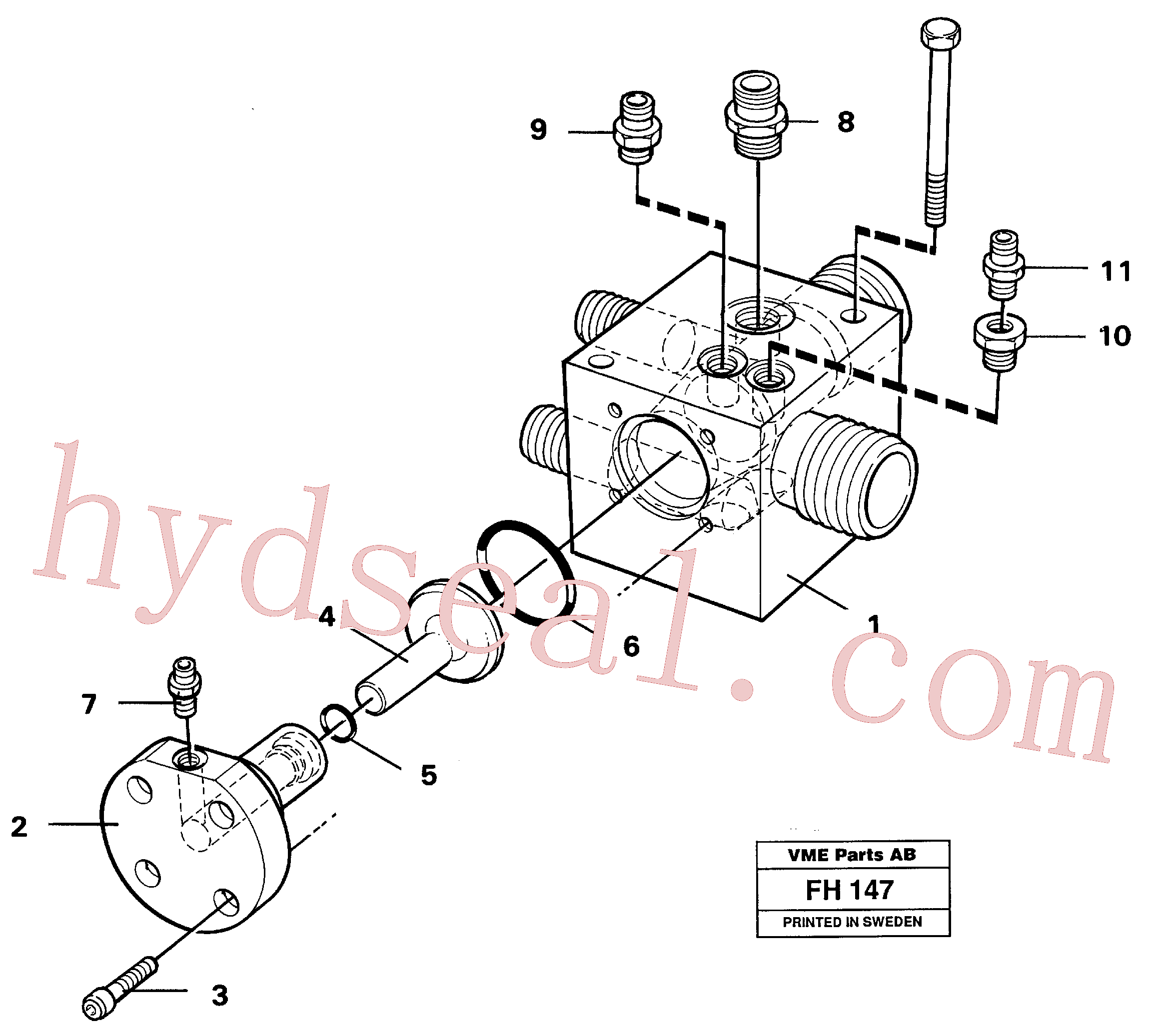 VOE14252338 for Volvo Shunt valve(FH147 assembly)