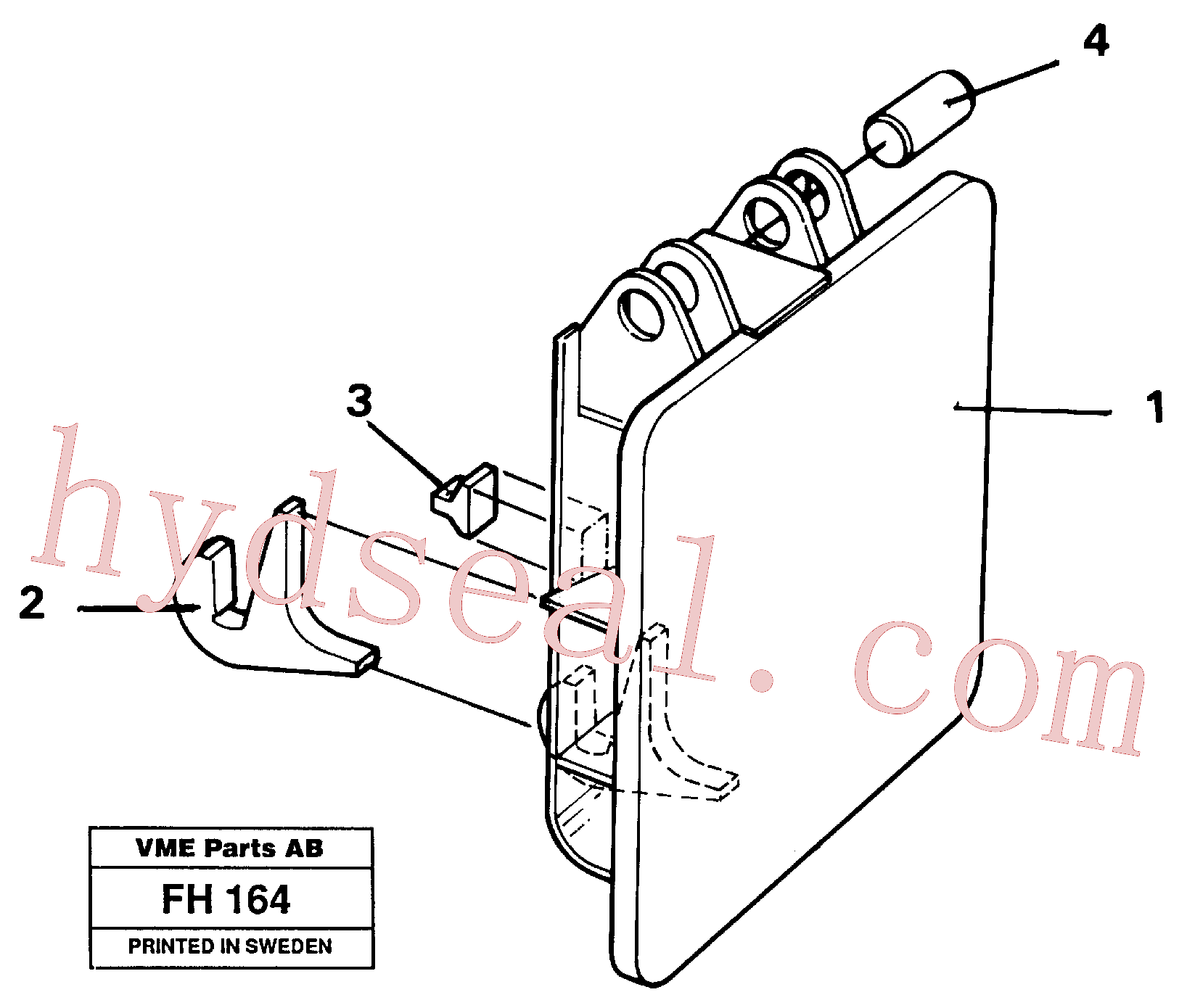 VOE14254079 for Volvo Hammer plate(FH164 assembly)