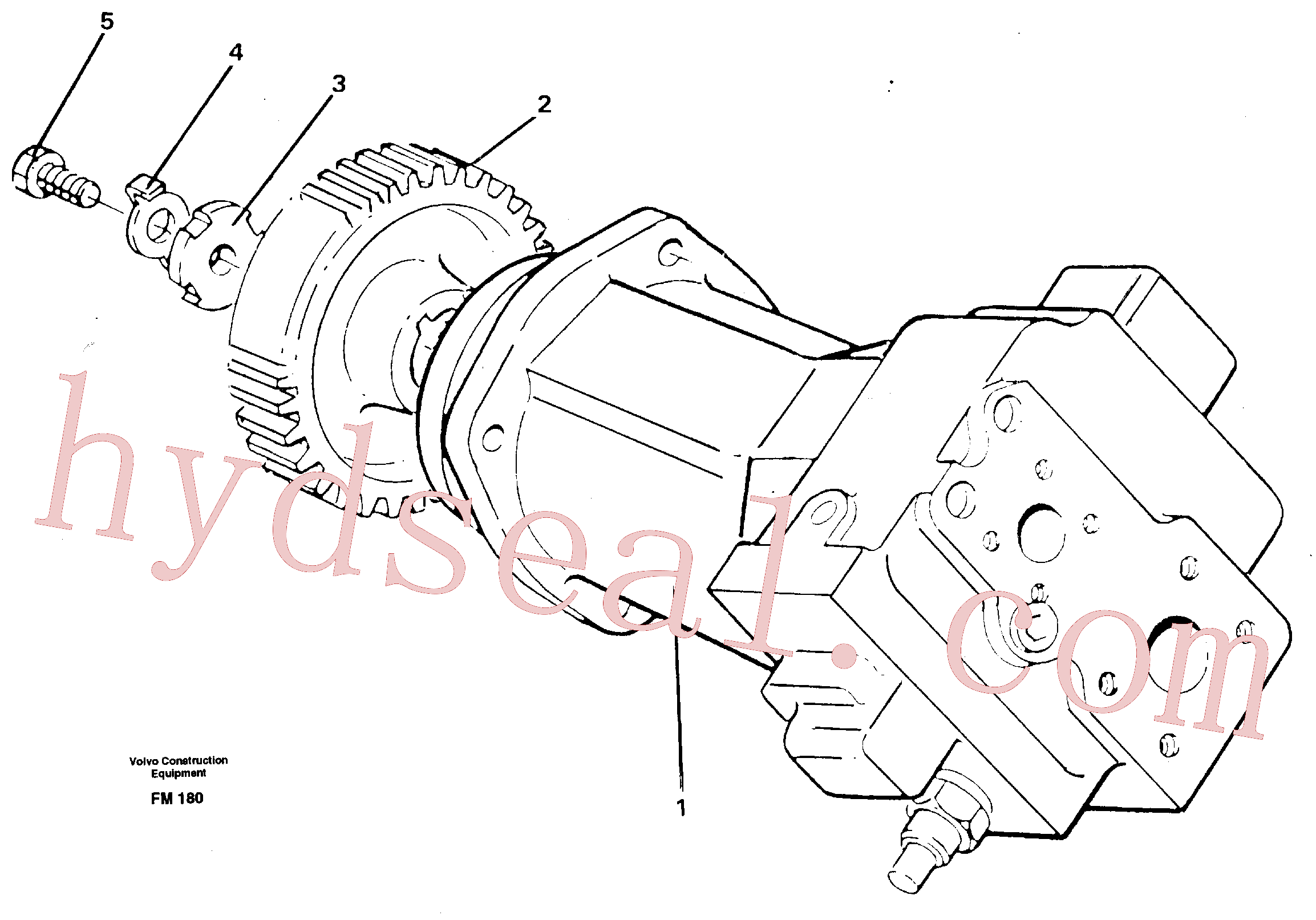 VOE14054671 for Volvo Hydraulic pumps(FM180 assembly)