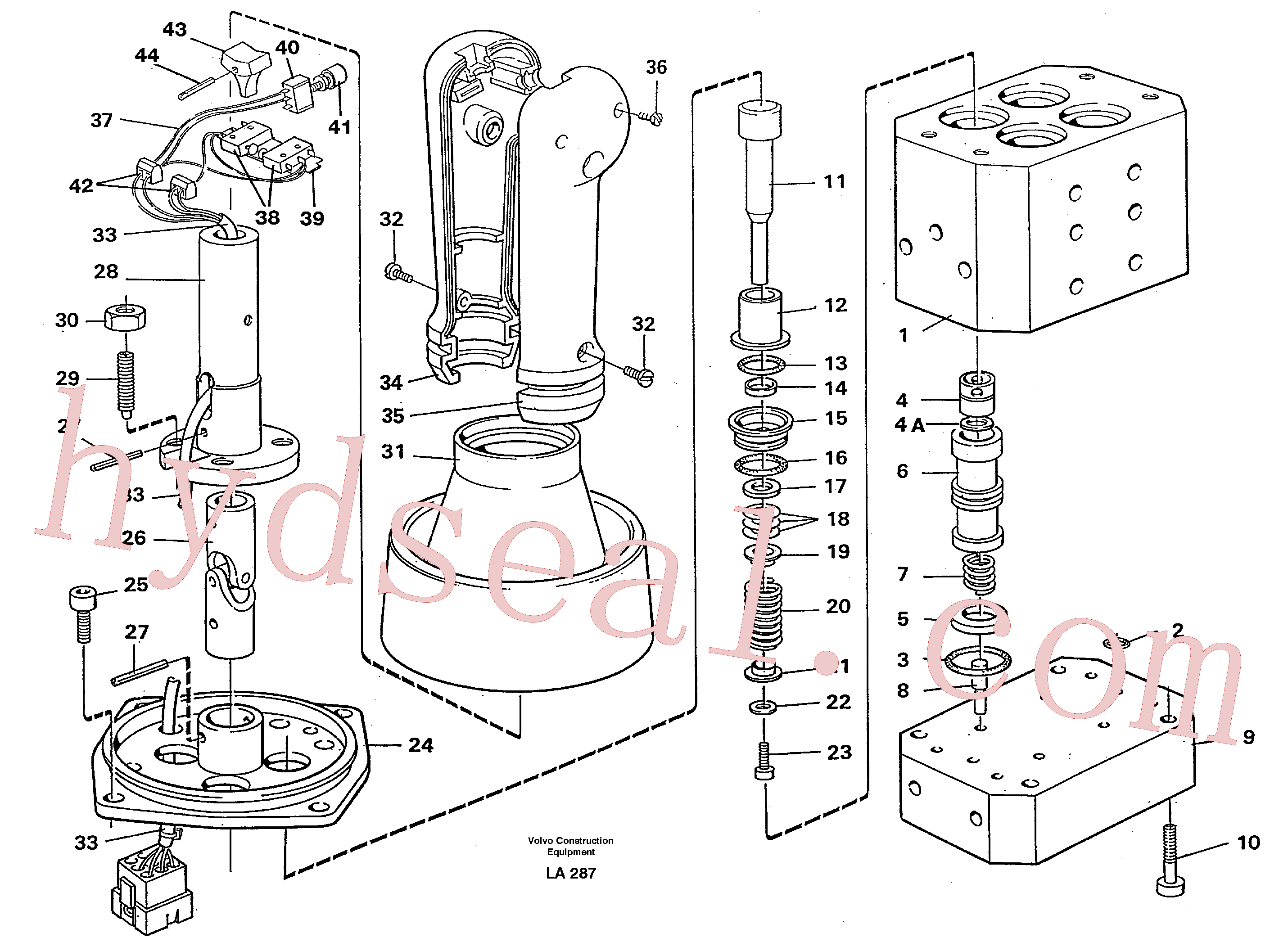 VOE14254689 for Volvo Control pressure valve(LA287 assembly)