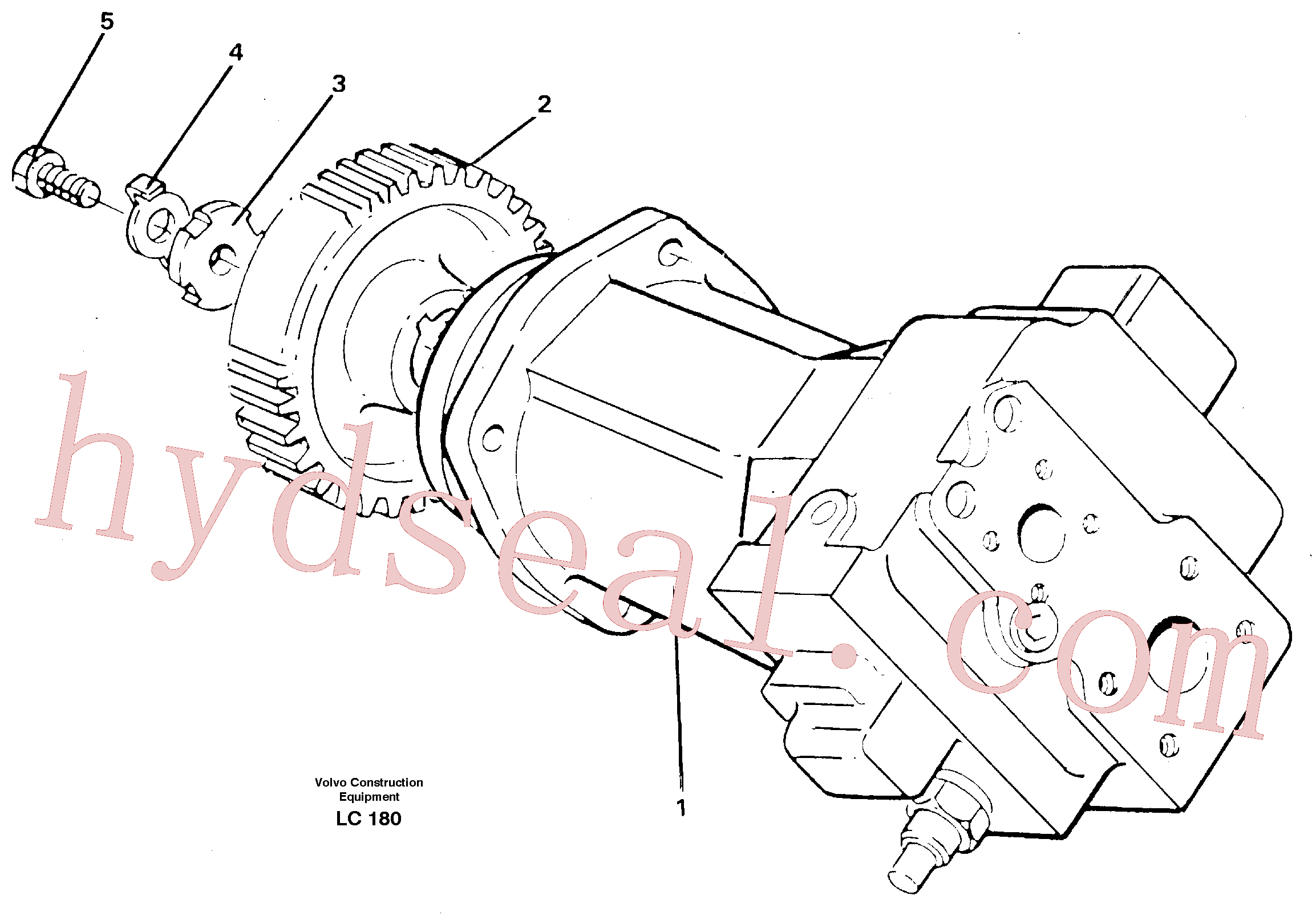 VOE14054671 for Volvo Hydraulic pumps(LC180 assembly)
