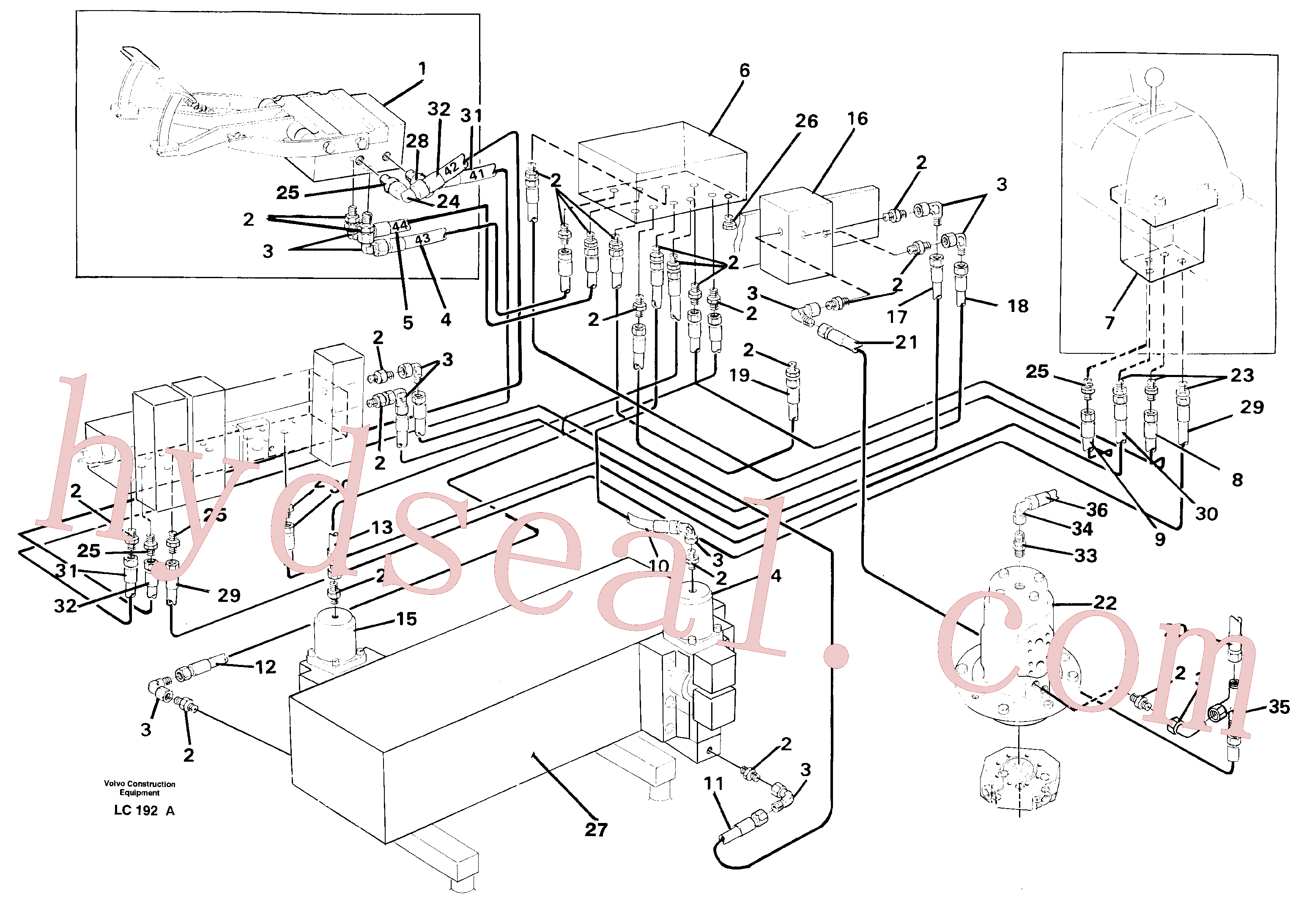 VOE14264532 for Volvo Travel motor hydraulics, superstructure(LC192A assembly)