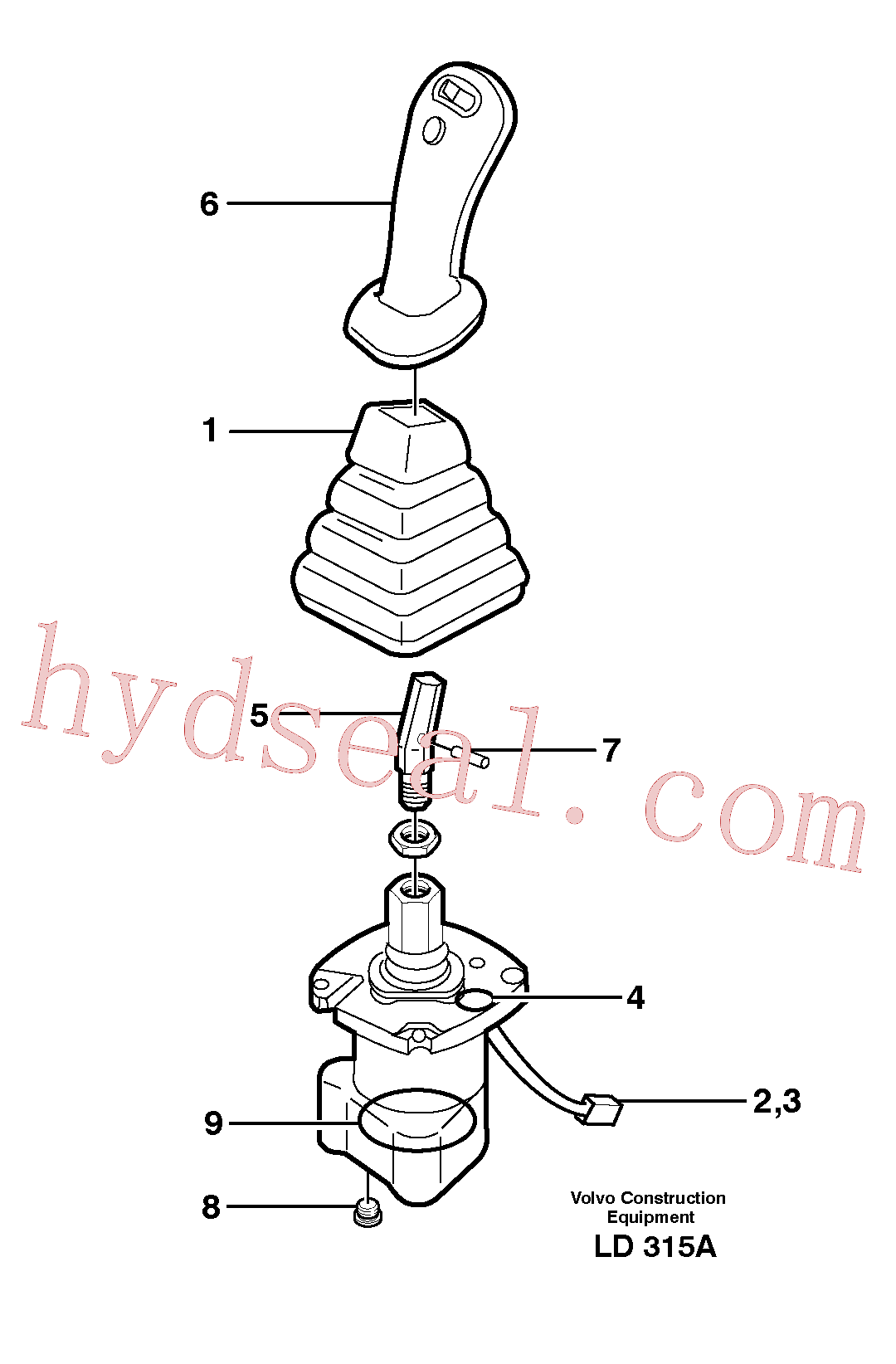 VOE11706968 for Volvo Control pressure valve(LD315A assembly)