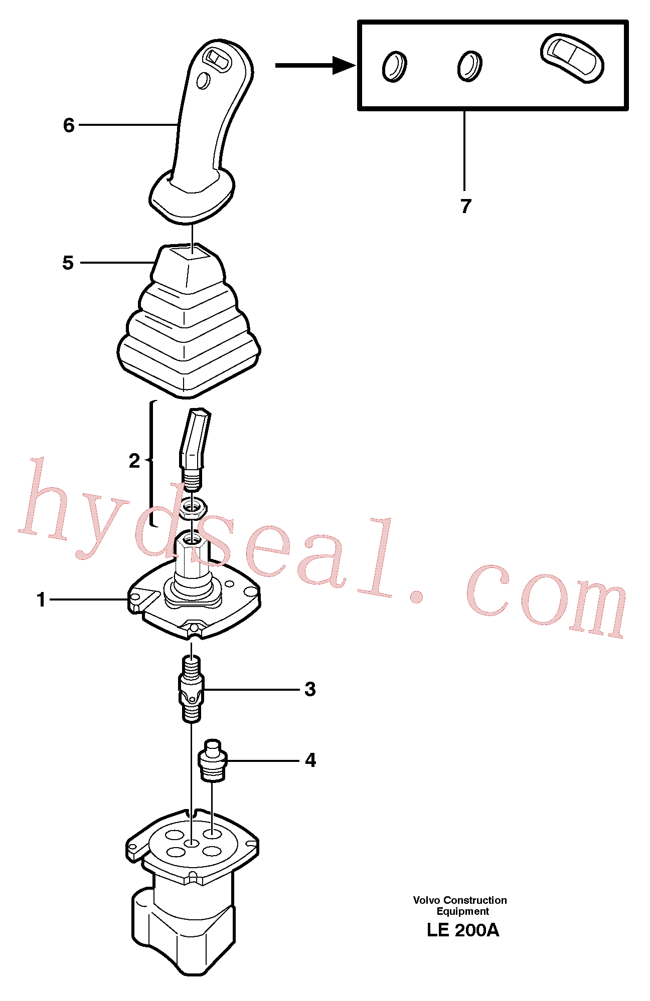 VOE11706010 for Volvo Control pressure valve(LE200A assembly)