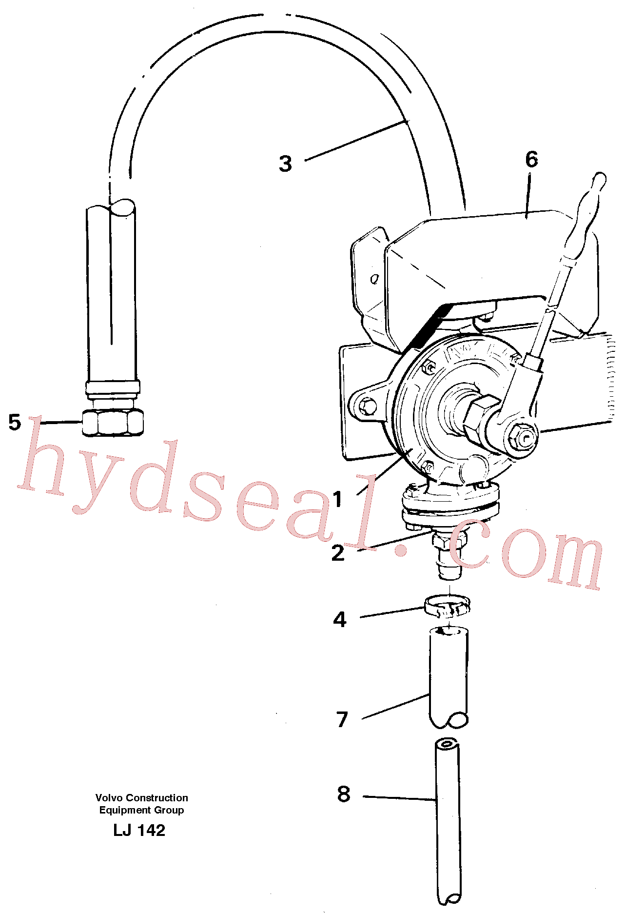 VOE14043541 for Volvo Hand pump(LJ142 assembly)