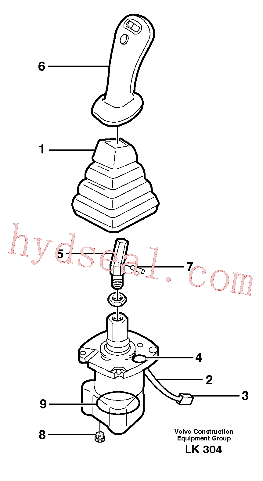 VOE11706968 for Volvo Control pressure valve(LK304 assembly)
