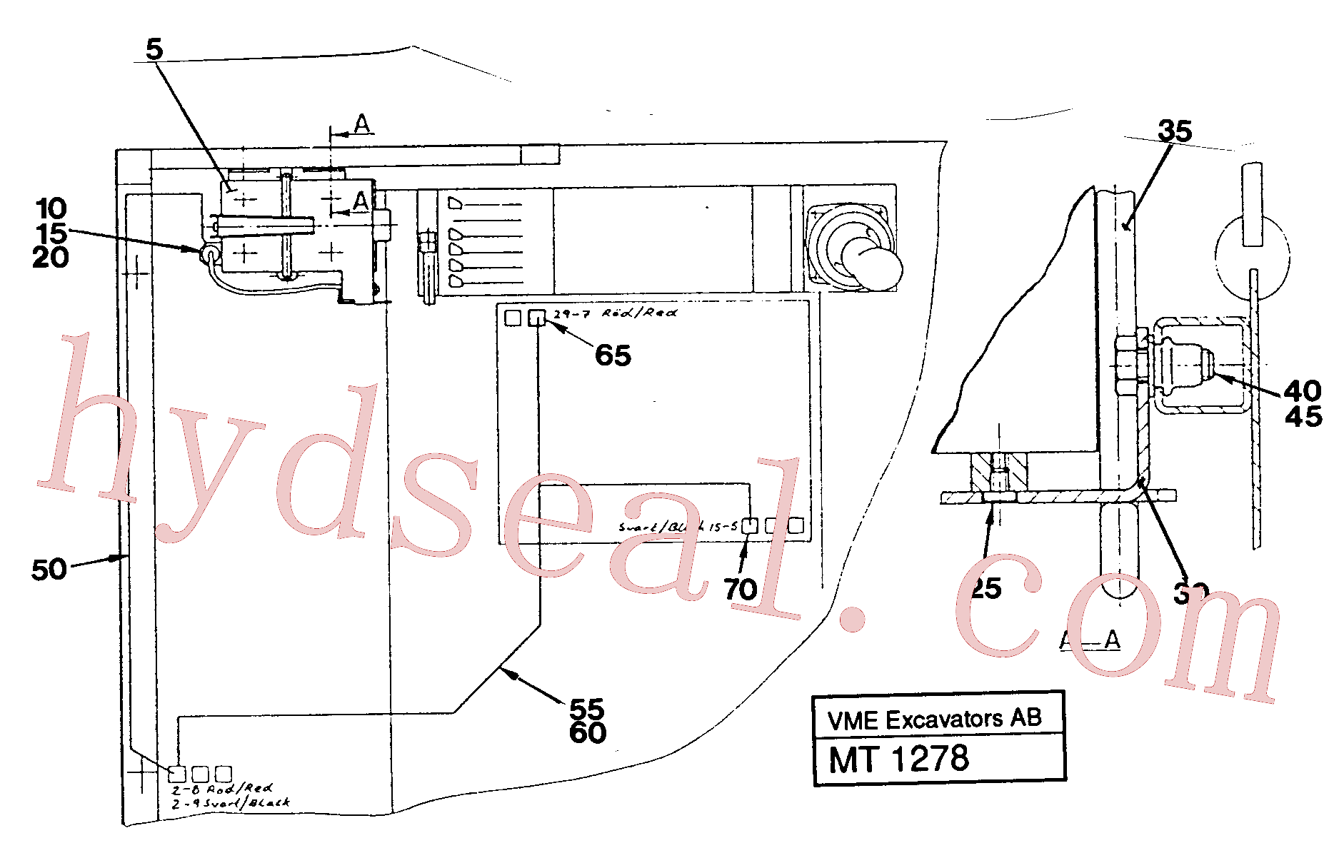 VOE14247183 for Volvo Lunch box heater(MT1278 assembly)